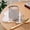 Fog, variant on Acrylic Coaster Decorative Plates, Irregular Bar Drink Coaster, Clear Cloud Shape Coffee Cup Coaster, Perfect for Tabletop Protection and Accessories Display.(Gold)