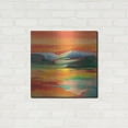 thumbnail image 3 of Luxe Metal Art 'Flower Hill Sunset 2'  by Silvia Vassileva Metal Wall Art, 24" x 24", 3 of 8