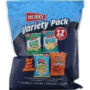 Herr's Variety Pack Assorted Snacks, 12.25 Oz., 12 Count