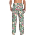 thumbnail image 3 of Daiia Rose Flowers Men's Sleep Pant with Pockets and Drawstring,Pajama Pants-Small, 3 of 9