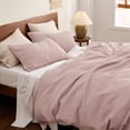 thumbnail image 3 of Funda de edredón Bedsure, algodón, tamaño queen, 230 x 230 cm, 3 unidades, color rosa, 3 of 9