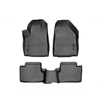 WeatherTech Custom Fit FloorLiners compatible with 2015-2015 Jeep Cherokee - 1st & 2nd Row, Black