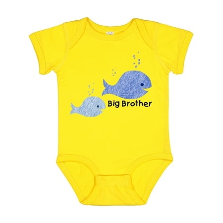 

Inktastic Big Brother with Lil Brother Gift Baby Boy Bodysuit