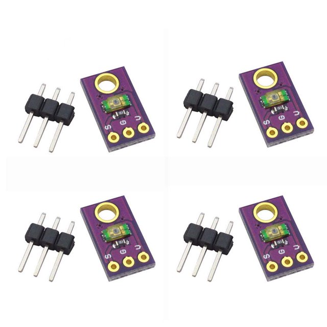 Comidox 4 Piezas Temt6000 Módulo De Sensor De Luz Módulo De Intensidad De Luz Analógica Sensor De Luz Visible Para Arduino