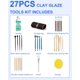thumbnail image 5 of Kit de arcilla de secado al aire Omeyo de 27 piezas con barniz brillante de 120 ml, 5 of 9
