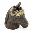 thumbnail image 5 of A&B Home Horse Head with Gold Wreath Magnesium Planter 14.4" x 8.5" x 13.6", 5 of 7