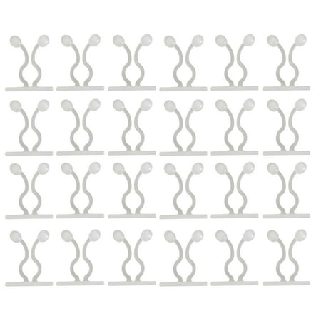 

50Pcs Vine Holder Self-adhesive No Punching Easy Installation Invisible Sticky Plants Support Plastic Wall Climbing Vine Clip Gardening Supplies