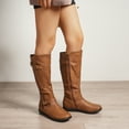 thumbnail image 4 of DREAM PAIRS Women's Faux Fur-Lined Knee High Winter Boots Trace, 4 of 7