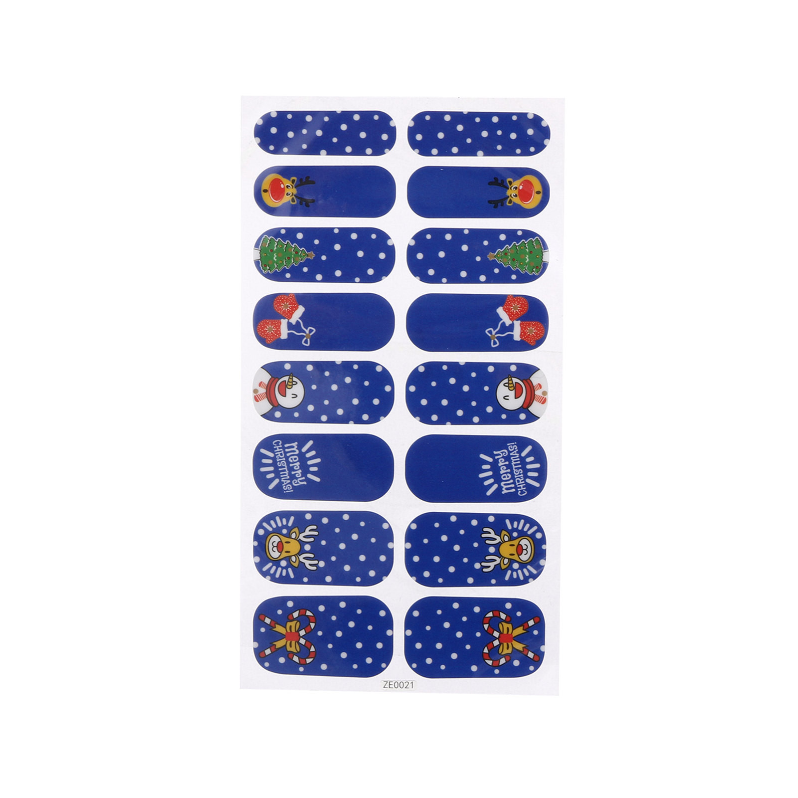 Reed Christmas Nail Art Stickers Decals Full Paste Nail Art Stickers