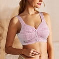 thumbnail image 2 of SRZYMJ Sports Bra for Women Comfort Front Closure Wireless Bra for Women With Adjustable Back Support and Lift In Soft Thin Tank Top Design, 2 of 4