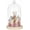 111x185mm(1Set), variant on Glass Display Dome Cloche Glass Bell Jar with Cork Base Glass Bottles Dome Decorative Jars Display Case 2.3x3.5inch DIY