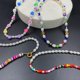 thumbnail image 4 of 4 Pieces Women Bohemian Necklaces Seed Bead Necklaces Acrylic Beaded Choker, 4 of 5