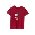thumbnail image 1 of Camiseta para mujer con cuello redondo, camisetas de verano para mujer, para vacaciones, trabajo, deportes S, 1 of 7