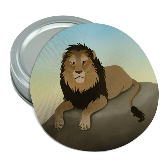 Lion on a Rock Round Rubber Non-Slip Jar Gripper Lid Opener