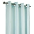 thumbnail image 4 of Habitat Harmony Light Filtering Providing Privacy Soft and Relaxed Feel in Room Grommet Curtain Panel 52" x 63" Sky Blue, 4 of 5