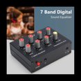 thumbnail image 4 of EQ-7 Car Audio Amplificador de Auriculares Ecualizador EQ de 7 Bandas Ecualizador de Sonido Digital de 2 Canales, 4 of 5