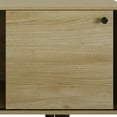 thumbnail image 6 of Castle Place Mid-Century Modern TV Stand Console for TVs up to 60", Light Oak, 6 of 9