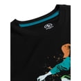 thumbnail image 5 of Athletic Works Boys Active Solid & Graphic Short Sleeve T-shirt, 3-Pack, Sizes 4-18 & Husky, 5 of 13
