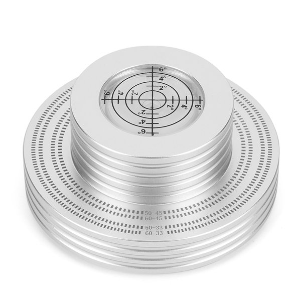 Estabilizador De Peso Récord Accesorios para tocadiscos de aluminio con estabilizador de tocadiscos de 50 Hz/60 Hz (plata) Ehuebsd Para estrenar