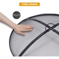 thumbnail image 4 of Lineslife 30" Black Finish Iron Fire Pit Spark Screen with Handle, 4 of 8