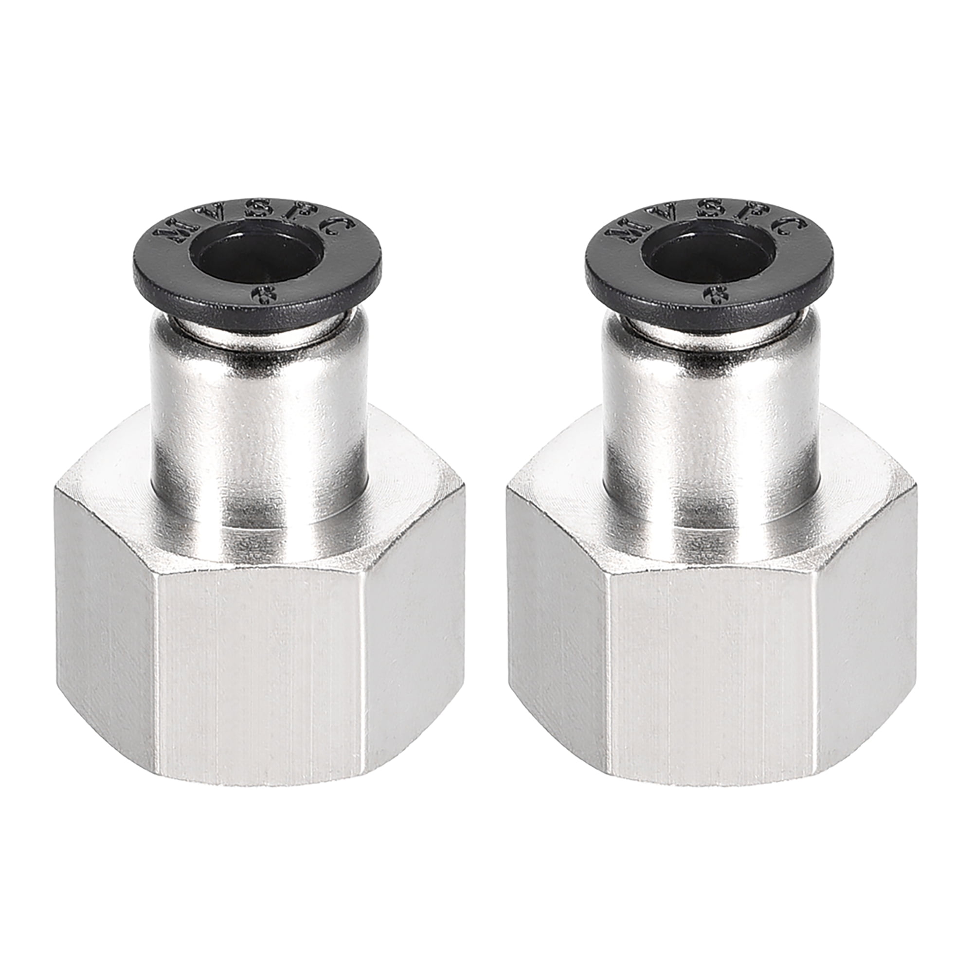 Push to connect tube fitting adapter 6mm tube od x 3 8 npt female 