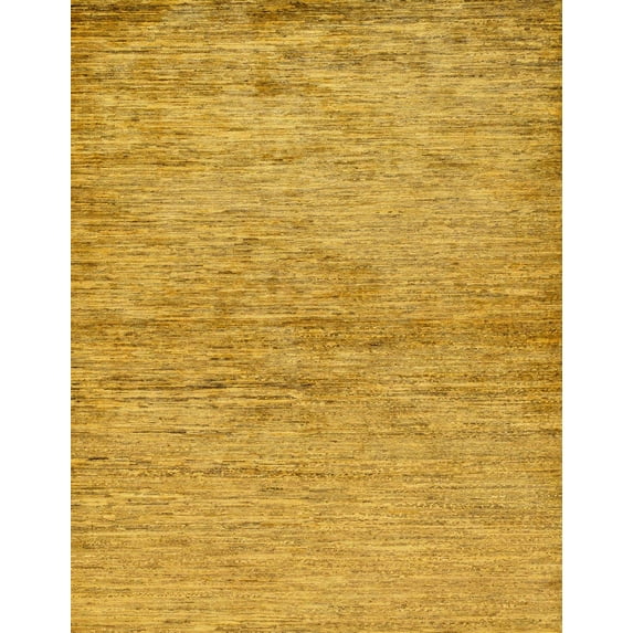 Ahgly Company Machine Washable Indoor Rectangle Abstract Orange Area Rugs, 6' x 9'