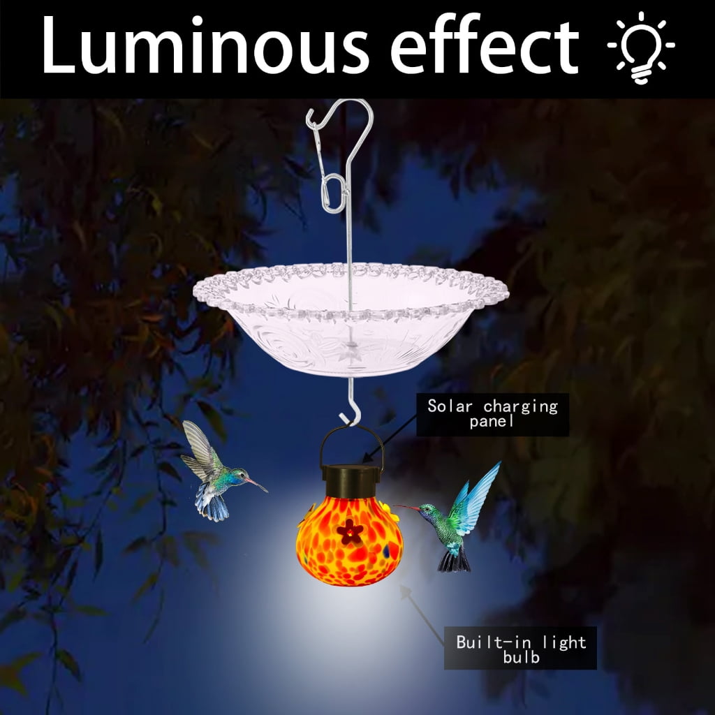 Stainless Steel Hummingbirds Feeders Outdoor Hanging Weatherproofed Large Capacity For Garden Birdwatching