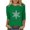 Green, variant on Snowflake Christmas Shirts Women Xmas Snow Graphic Tee Family Winter Holiday Merry Christmas Tops