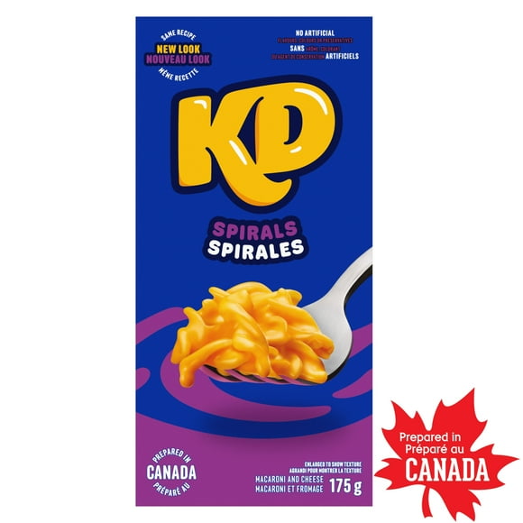 Macaroni et fromage Kraft Dinner Spirales 175g