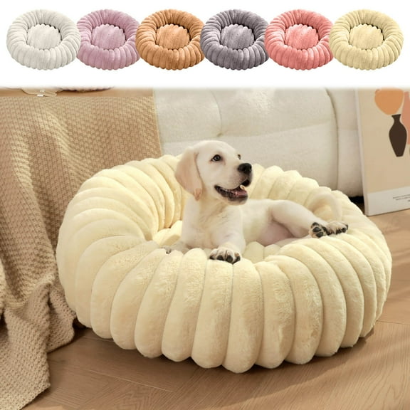 Msgweeeg Pet Beds for Small Dogs Cats Tunnel Bed Pet Mat High Weight Straight Plush Pet Mat Hair Round Winter Warm Dog Bed Dog Mat for Home Office, Study Room, Bookshelf, Window Sill