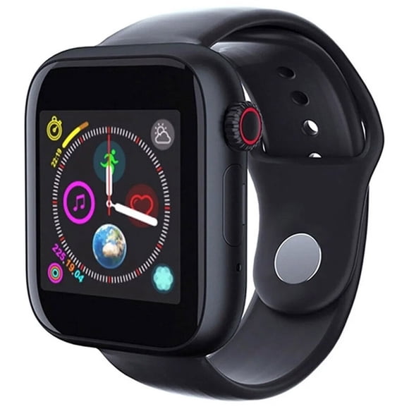 Reloj Inteligente Fralugio Z6 Hr con Camara y Slot para Micro SD Negro Lujo