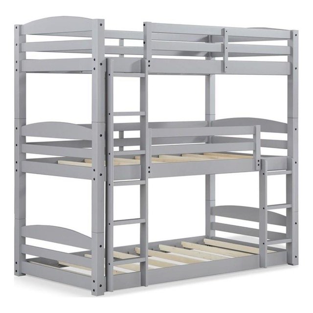 DHP Lit Superposé Triple Phoenix pour Sol en Gris