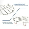 thumbnail image 2 of i Kito Food Steamer for Cooking, Stainless Steel Cooling Racks for Baking, Air Fryer Rack 8" 2pack, 2 of 6