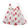 thumbnail image 1 of Laklulu Vestido para bebés y niñas pequeñas, Vestido sin Mangas de Princesa de Tul para bebés, Vestido sin Mangas, Falda con Tirantes de Malla, Blanco, 100 cm, 1 of 5