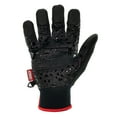 thumbnail image 3 of 212 Performance Silicone Palm Zipper Cuff Tundra Jogger Gloves, Large TJG-0510, 3 of 7