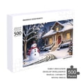 thumbnail image 4 of Snowman And Cabin Holiday,Christmas Festival 500 Piece Jigsaw Puzzle for Adults Challenging Puzzle Perfect for Game Nights - A009, 4 of 8