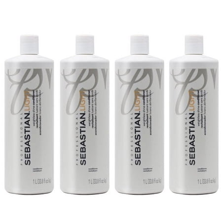 Sebastian Light Weightless Shine-Conditioner 33.8oz (Pack of 4)