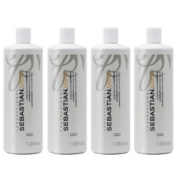 Sebastian Light Weightless Shine-Conditioner 33.8oz (Pack of 4)
