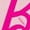 HEATHER PINK, variant on - Arrow Heart Logo - Youth Girls Fitted Short Sleeve T-Shirt