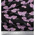 thumbnail image 3 of Soimoi Cotton Duck Fabric Orchid Floral Print Fabric by Yard 42 Inch Wide, 3 of 3