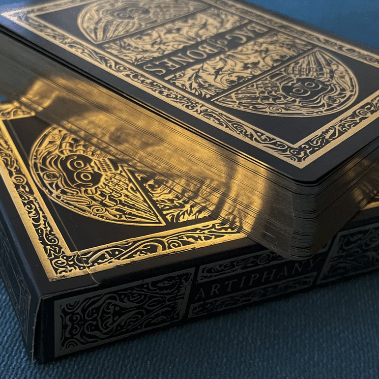 Bag of Bones Playing Cards - Premium Gold Edition by Artiphany John Littleboy