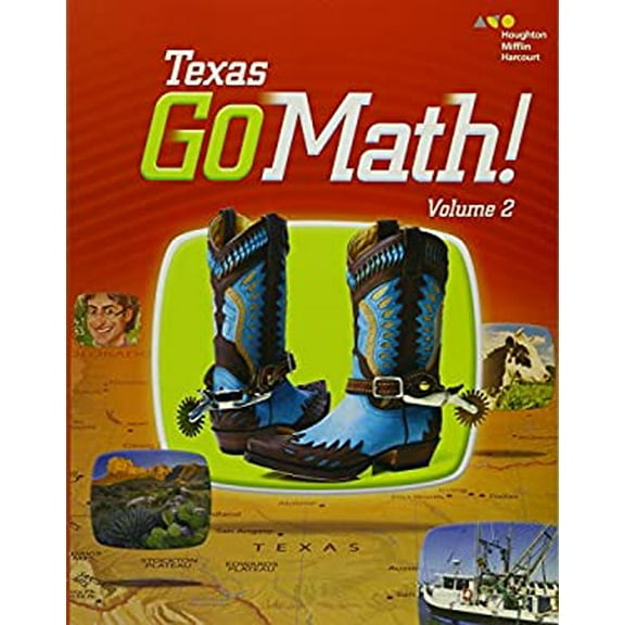 Pre-Owned Go Math! Texas Grade 2 (2) (Houghton Mifflin Harcourt Go Math!) (Paperback) 054408697X 9780544086975