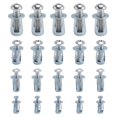 thumbnail image 4 of 20pcs M 4 M5 M6 M8 Jack Nuts, Carbon Steel Expansion Screw Nut Fasteners for Fixing Plate Frame, 4 of 5