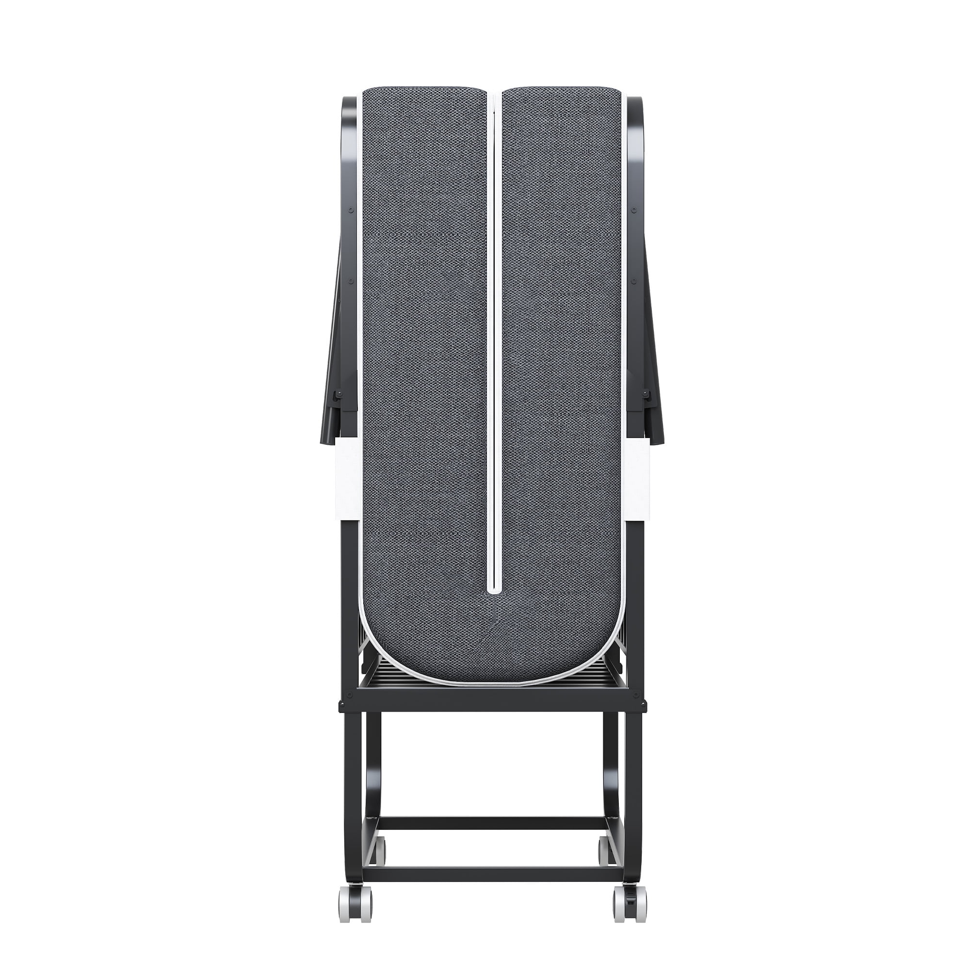 DRNANLIT Folding Bed with Mattress - 75x38 Twin Size Frame - Portable Rollaway Guest Bed with 5-inch Memory Foam Mattress - Space-Saving Foldable Design for Easy Storage