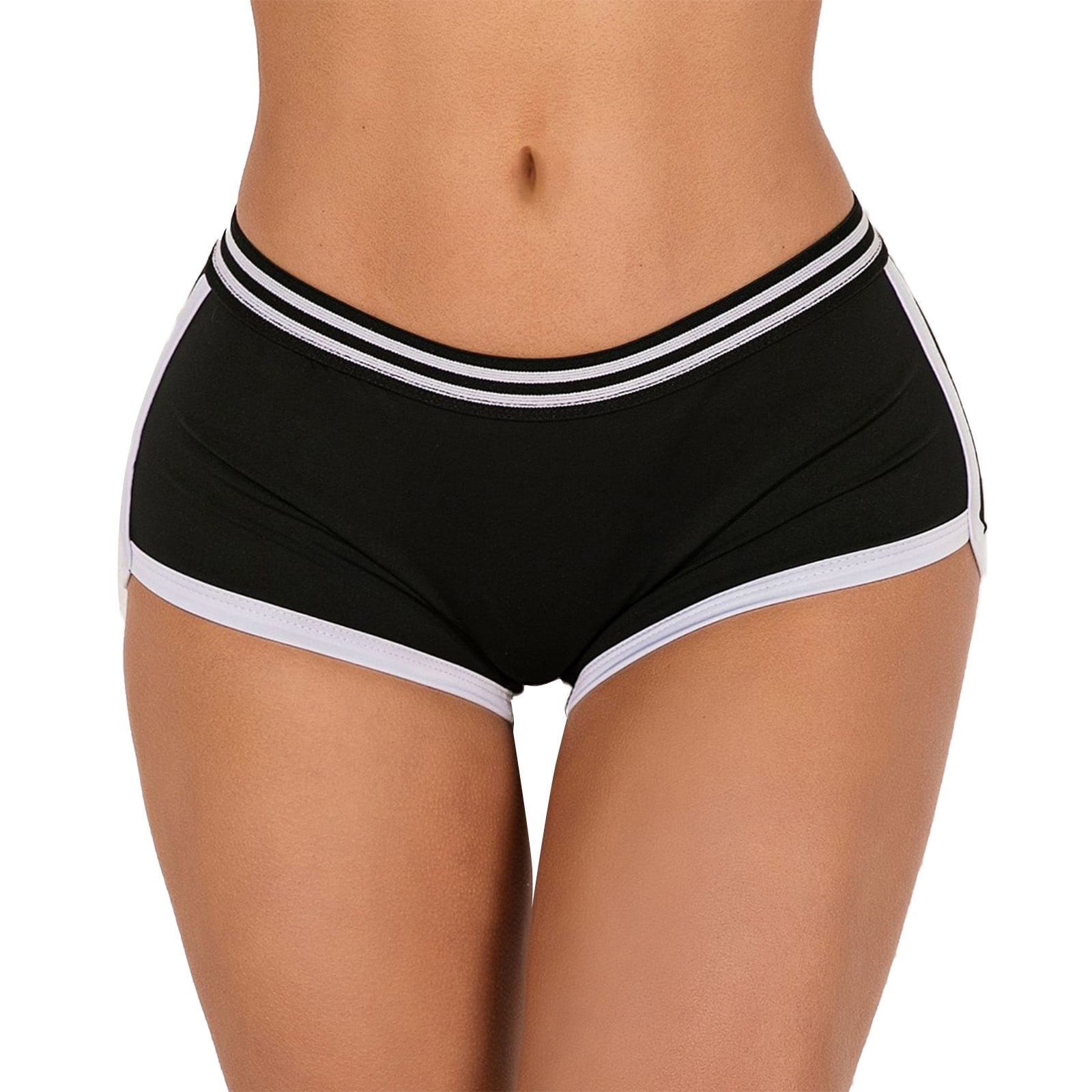 ZMHEGW Women Sports Fitness Compression Shorts Yoga Pants Workout Short