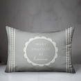 thumbnail image 3 of Creative Products Make Yourself At Home Scalloped 6 14 x 20 Spun Poly Pillow, 3 of 3