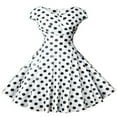 thumbnail image 1 of Femmes Robe Vintage des Années 50 60 Élégant Rockabilly Pinup Parti Robe de Bal, 1 of 7