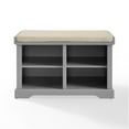 thumbnail image 6 of Bowery Hill Transitional Entryway Storage Bench in Gray Finish, 6 of 14