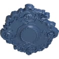 thumbnail image 3 of 30 3/8"W x 20 3/4"H x 1"P Kinsley Flowing Leaf Ceiling Medallion Americana Finished, 3 of 4