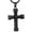 Black, variant on Cremation Jewelry for Ashes Cross Memorial Urn Necklace Pendant Keepsake Religious Cross Ashes Jewelry